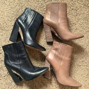 Lot of 2 Pairs of BCBG booties size 8.5 9